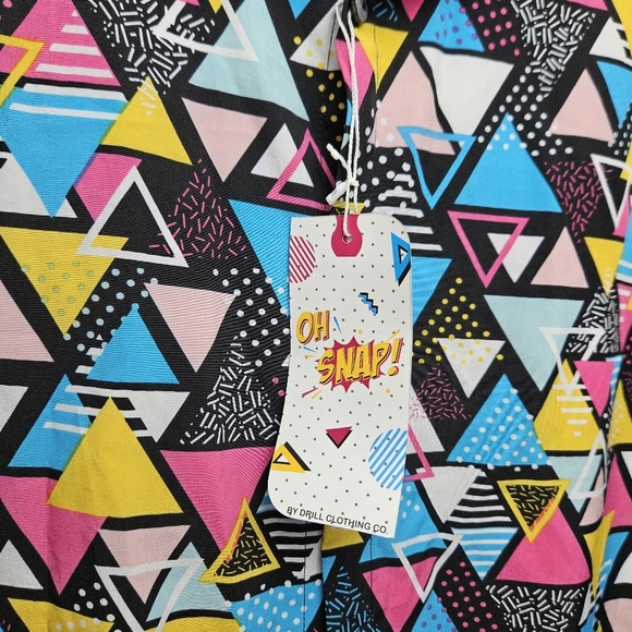 Oh Snap! Retro Print Shirt Button Up - Picture 8 of 8